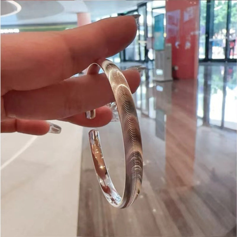 ✨🌙 Atrae todas las miradas: Pulsera de piedra ojo de gato pulida 🌙✨-ES