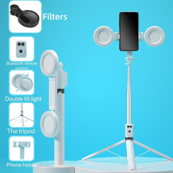 📢📢 50% ΕΚΠΤΩΣΗ!! ⏰ 🔥 Νέο Bluetooth Selfie Stick 6 σε 1-GR