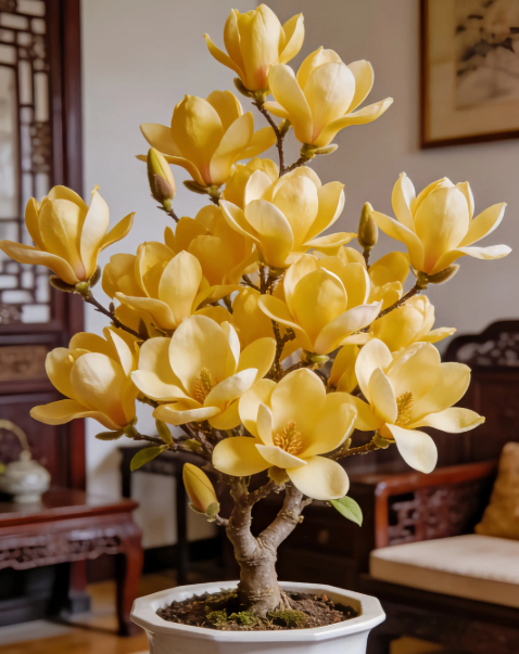 Βολβοί Magnolia liliiflora (μωβ ορχιδέες) 🌸 Τα λουλούδια κρύβουν τα φύλλα, το άρωμα γεμίζει τον αέρα-GR
