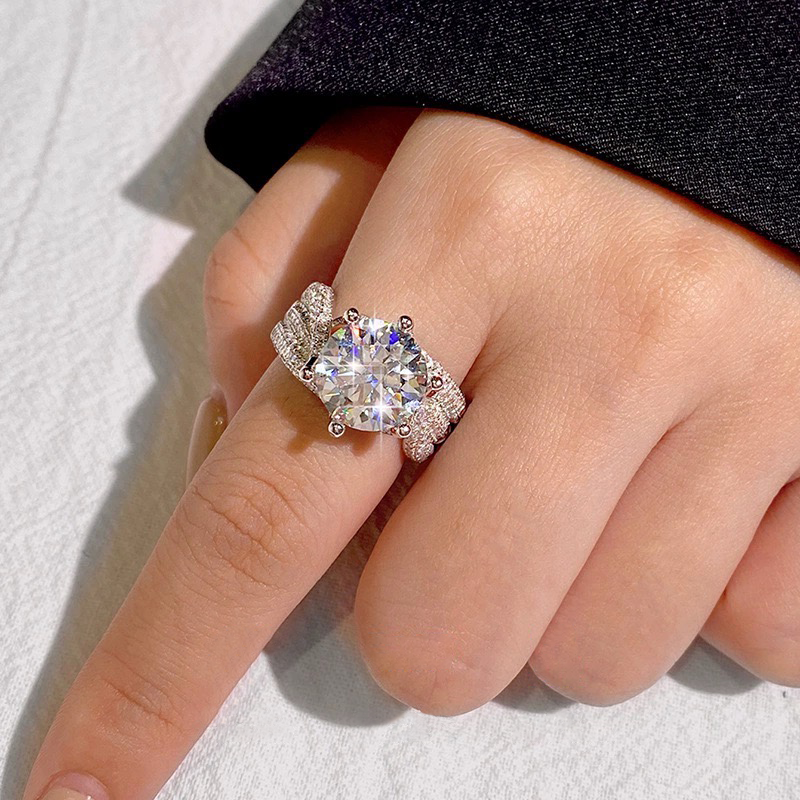 💖(PASKUTINĖ IŠPARDAVIMO DIENA - 80% NUOLAIDA) Magnetologijos moissanito „DIYSTARTM“ deimantinis žiedas 💍-LT