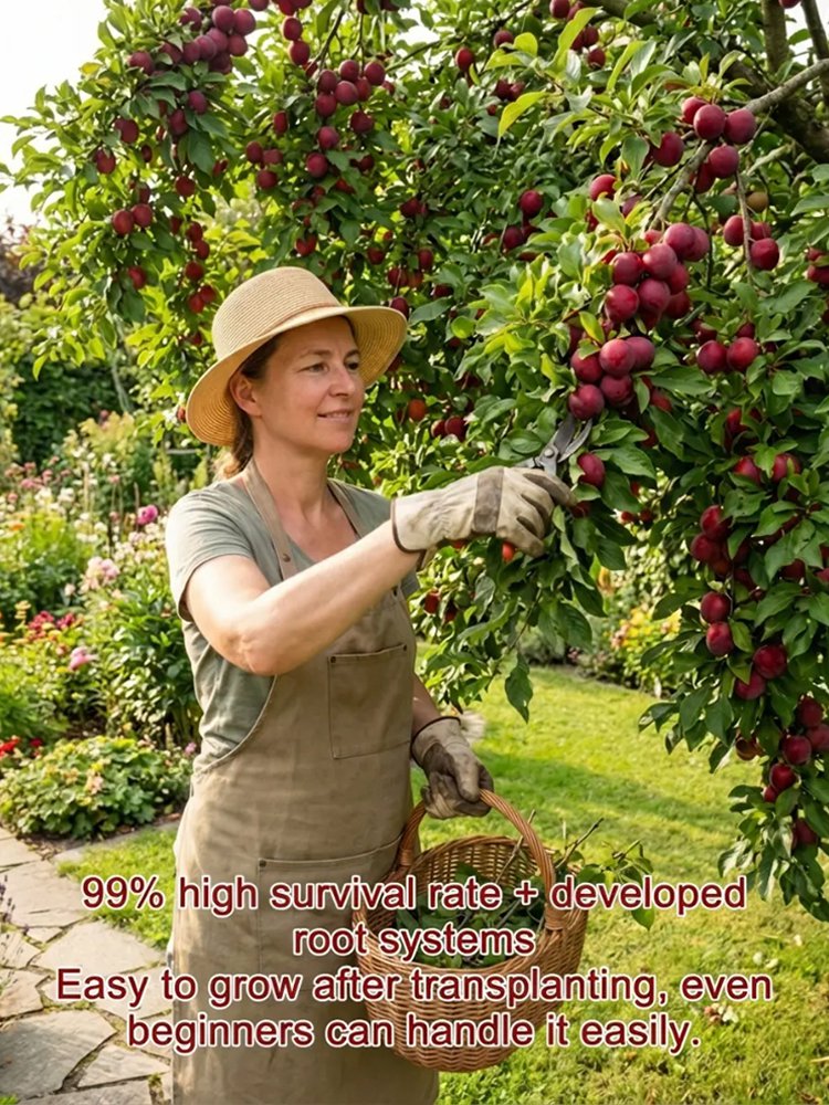 Sadenice austrálskych bezsemenných červených sliviek cukrových-SK