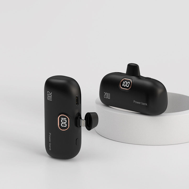 Nešiojamo belaidžio maitinimo banko lūpų dažų dydis 5000 mAh