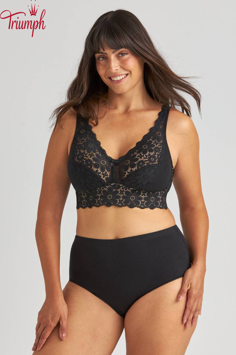 Triumph - Sujetador de encaje sin aros (paquete de 3)-ES
