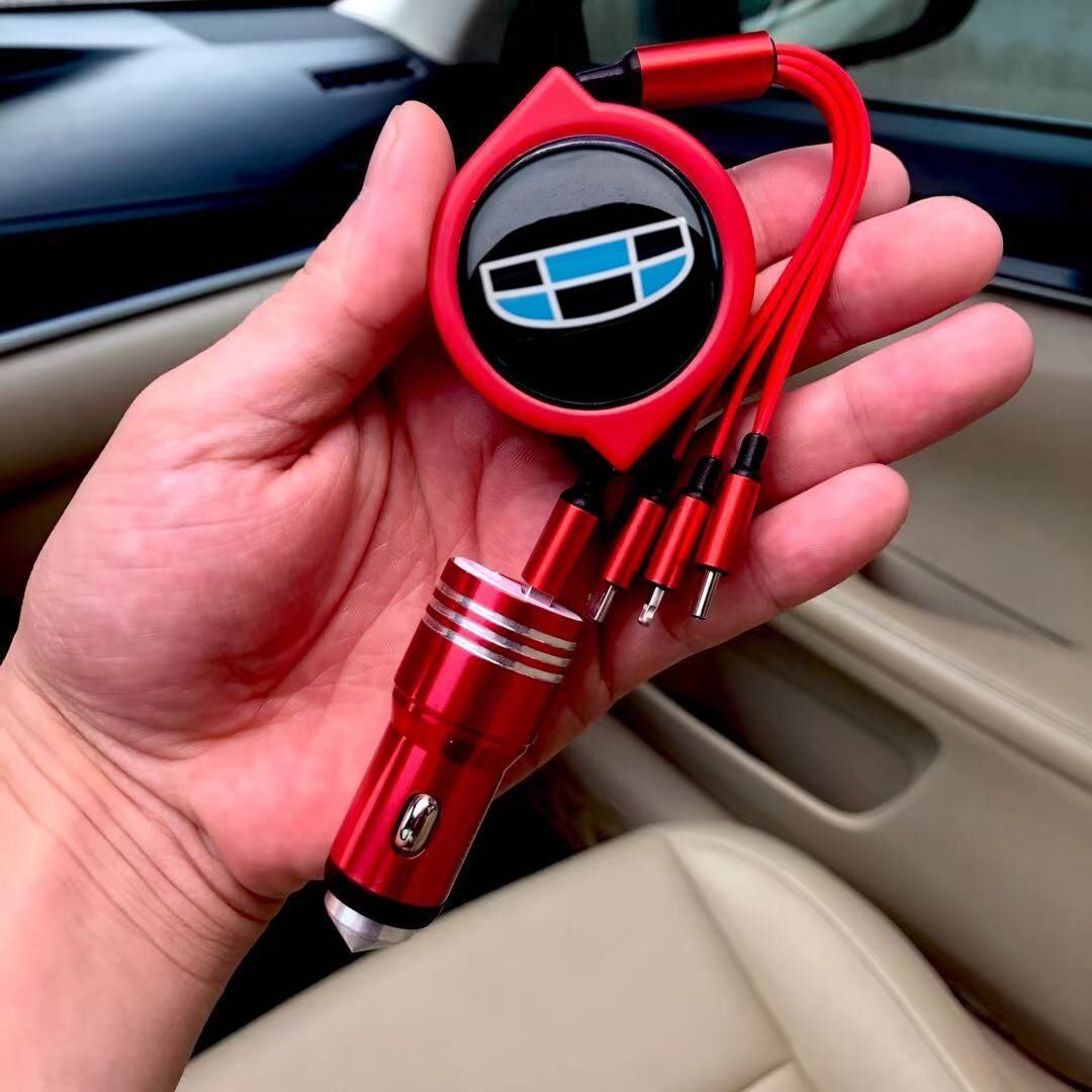 3 σε 1 ανασυρόμενο καλώδιο δεδομένων αυτοκινήτου + δωρεάν φορτιστής αυτοκινήτου-GR