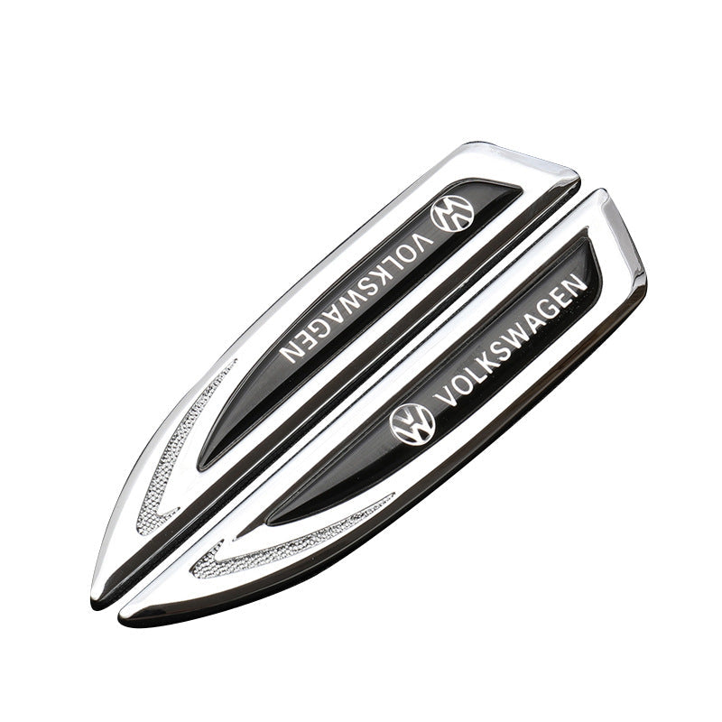 Insignia del logotipo de GM, pegatina metálica personalizable (dos piezas)-ES