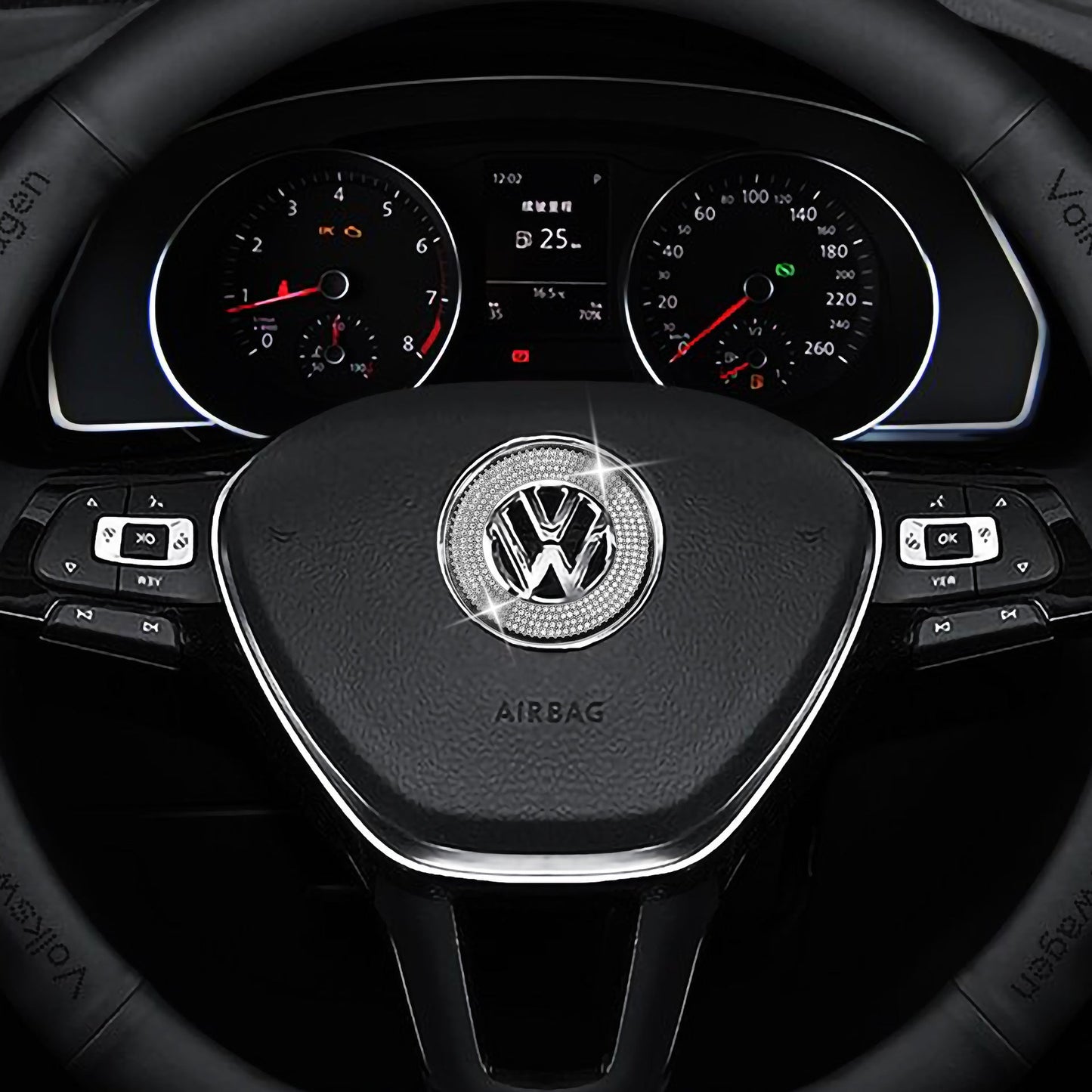 Adhesivo de cristal para volante-ES