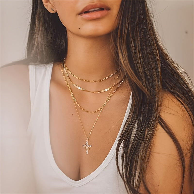 Κολιέ Πίστης με Σταυρό Στέμματος-GR