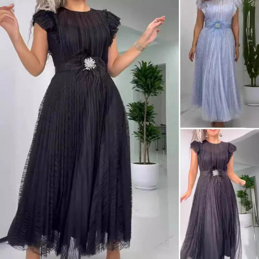 [S-5XL]🥰✨2025 m. plono dydžio šifono suknelė-LT