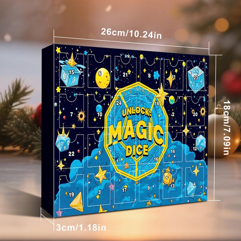 🔥ΤΕΛΕΥΤΑΙΑ ΜΕΡΑ 49% ΕΚΠΤΩΣΗ - 🎄🎲Ημερολόγιο Advent με χριστουγεννιάτικα ζάρια για το 2025 - με 24 τρύπες, συμπεριλαμβάνεται γραμματόσημο-GR