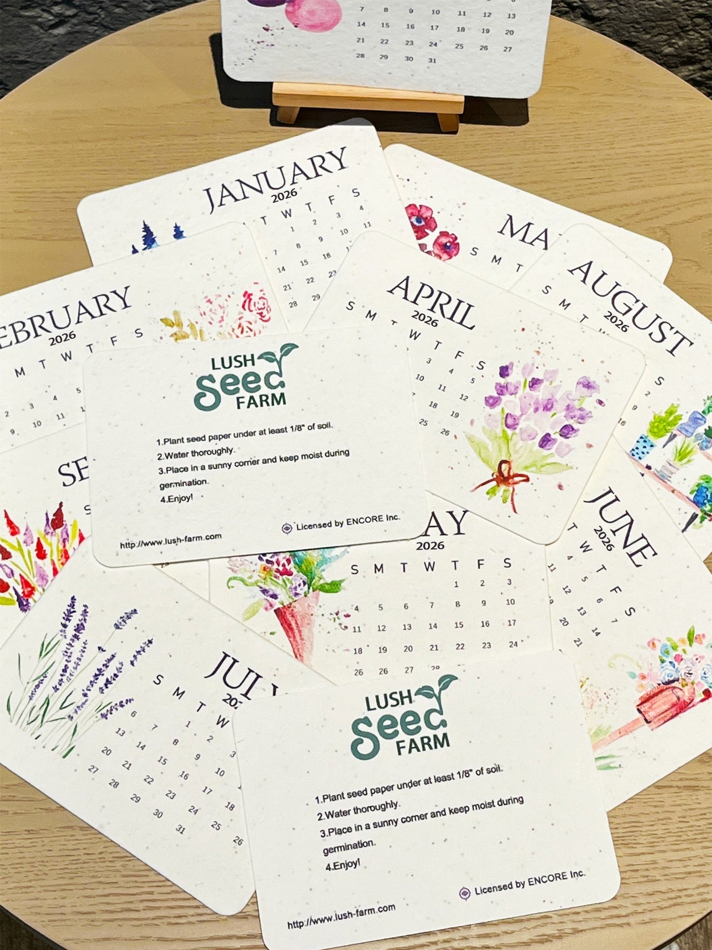 ✨Novedades con 49% de descuento hoy🌱Calendario de siembra de semillas de amor ecológicas para 2026-ES