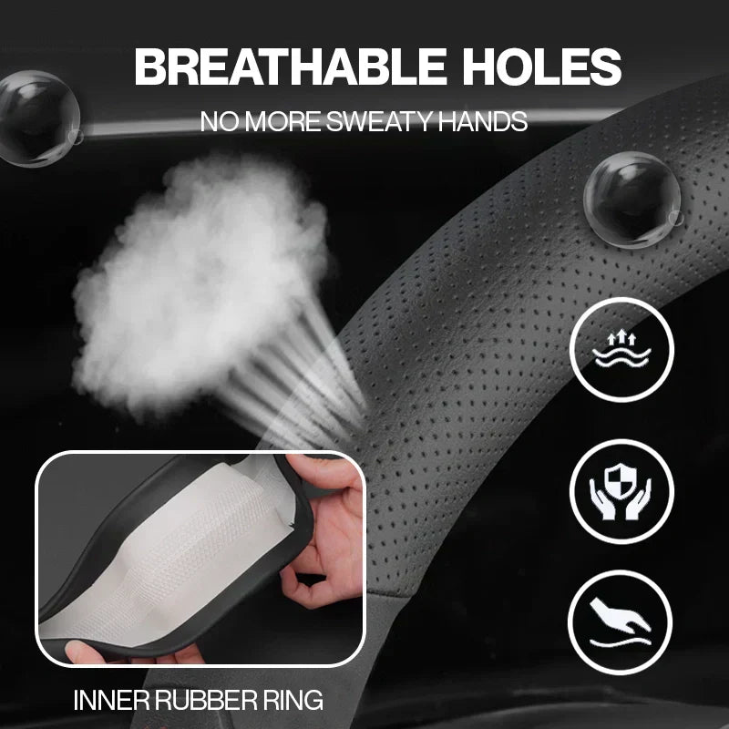 „DriveCore Elite Grip“ vairo užvalkalas – prakaitui atspari oda ir pagerina našumą-LT