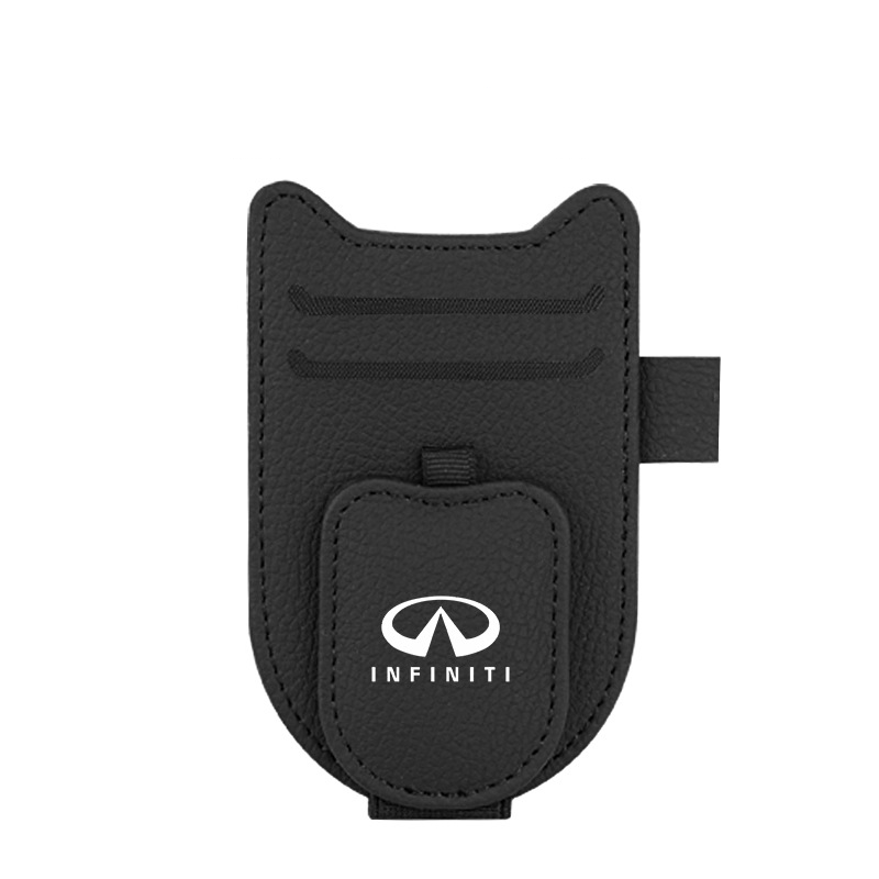 Akinių nuo saulės laikiklis automobiliui – lengvai pasiekiamas, taupantis vietą, daugiafunkcis segtukas-LT