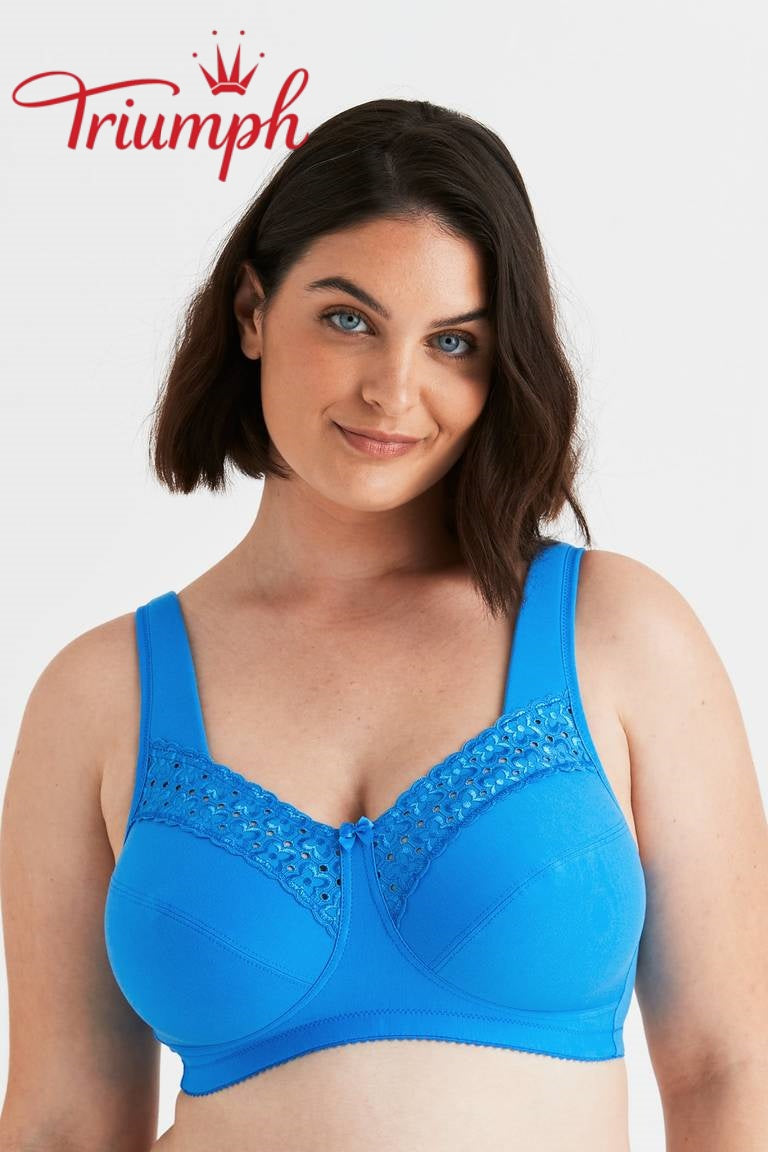 Triumph® set od 4 dijela 🥰 Grudnjaci od čistog pamuka s vezom — Dostupni u raznim bojama i veličinama-HR