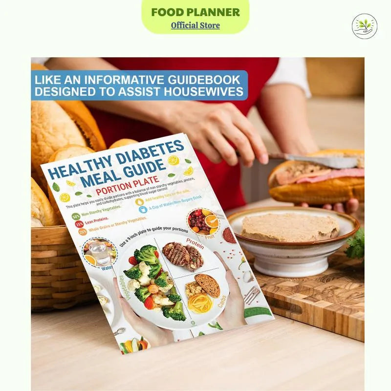 🔥📘✨Ypač diabetikams🔥Diabeto stebėjimo priemonė su maisto produktų sąrašu-LT