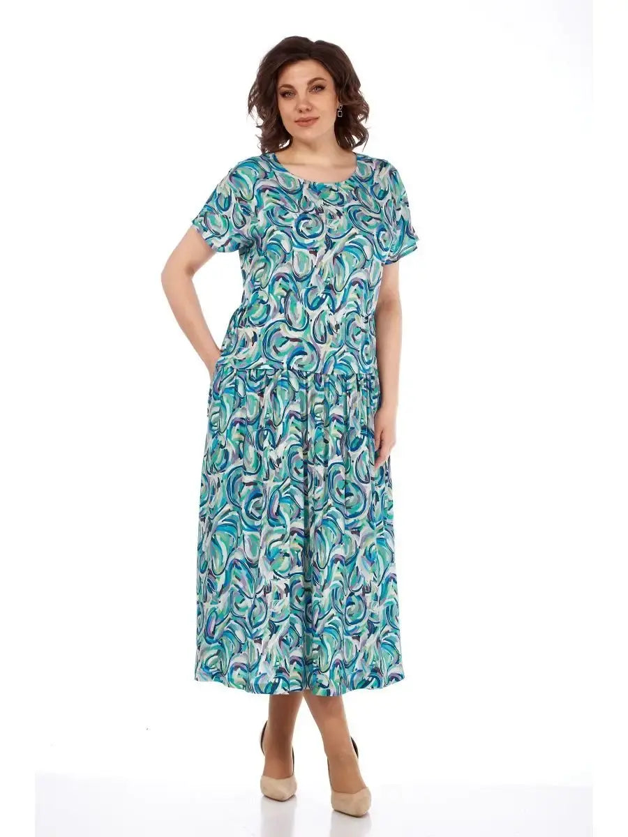 🔥Mejores ofertas🔥🌺Vestido de siifón Calocáiríno con stammàpa👗-ES