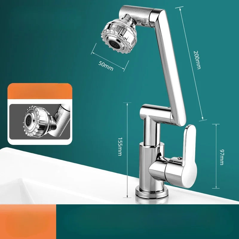 Με μηχανική βρύση που περιστρέφεται 1080°-GR