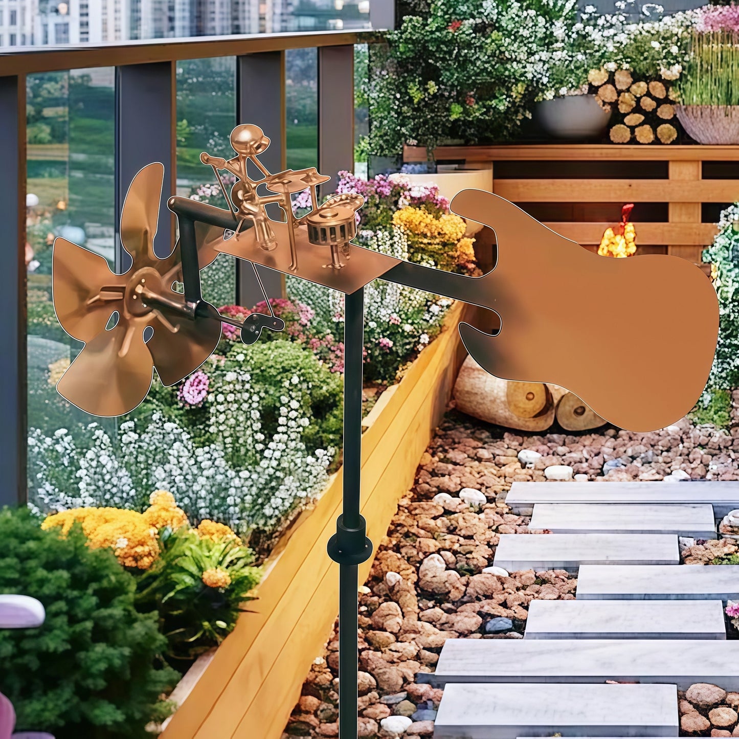 🔥Τελευταία μέρα έκπτωσης 49%🥁Περιορισμένη ποσότητα χειροποίητων ανεμόμυλων με κοντάρι🎸-GR