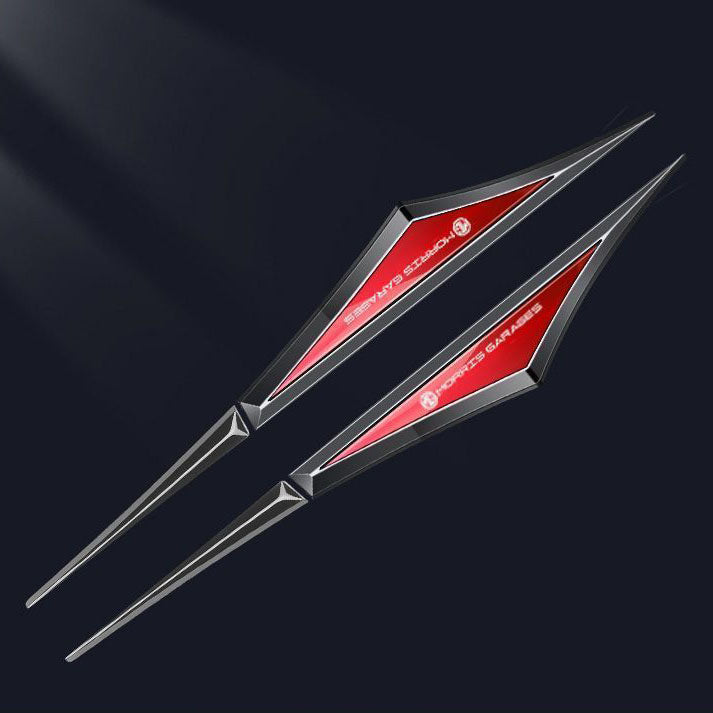 Pegatinas creativas de metal galvanizado para coche ✨2 piezas✨-ES