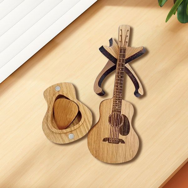 🔥 VROČA RAZPRODAJA 50% POPUSTA 💖 Lesena trzalica za akustično kitaro 🎁🎸-SI