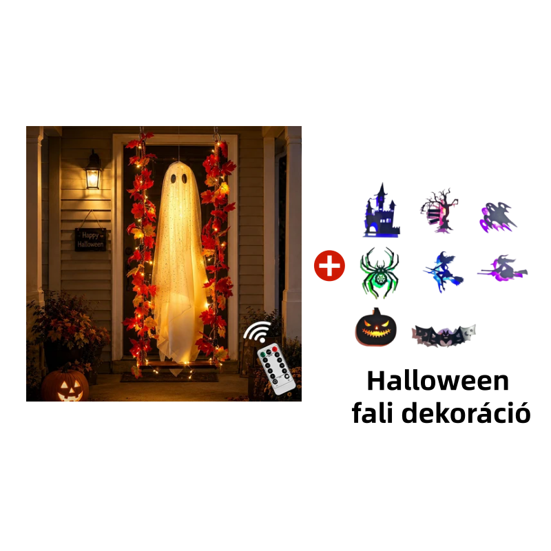 🎃👻 Helovino vaiduoklio LED dekoracija 🍁-LT