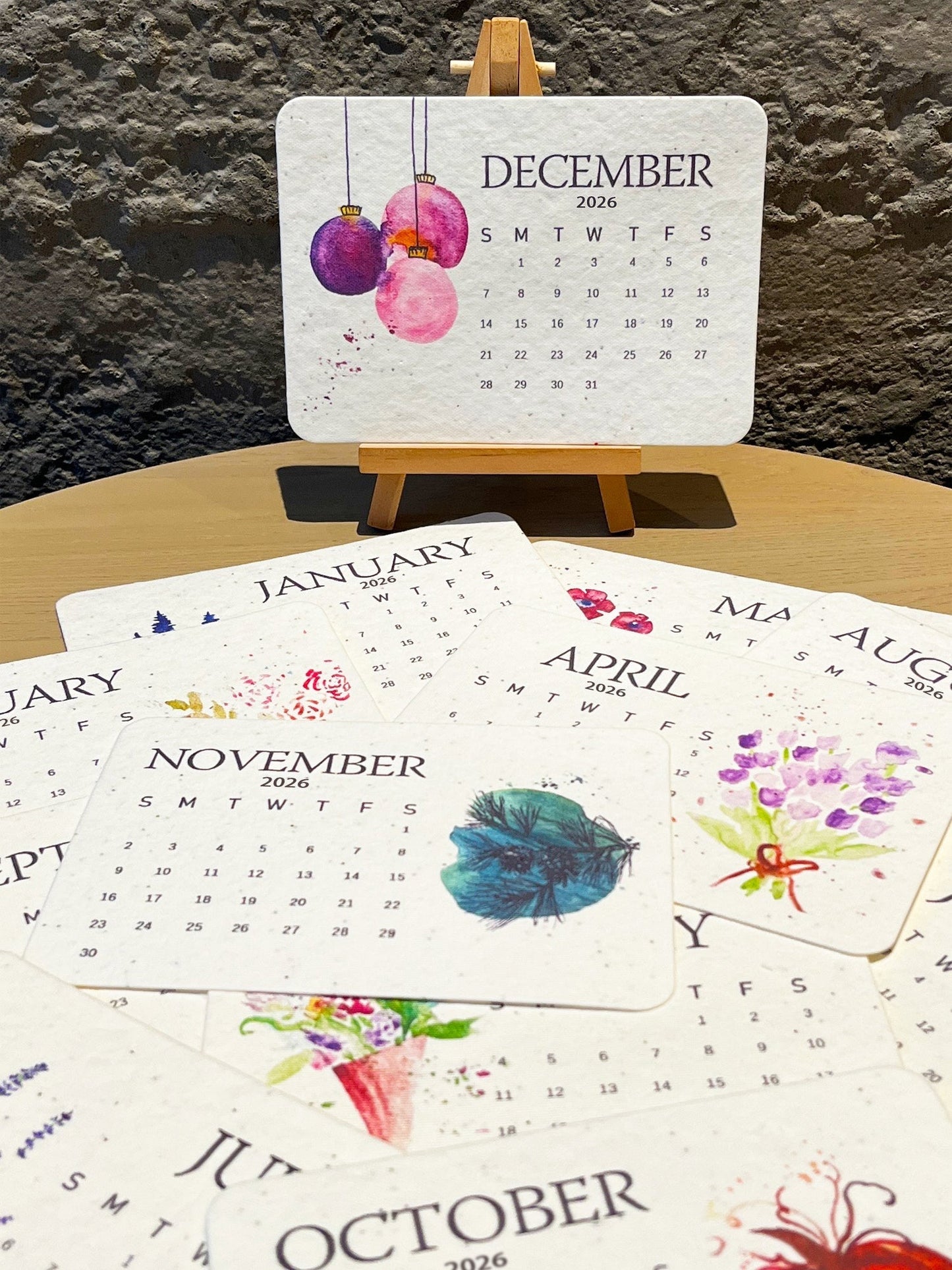 ✨Novedades con 49% de descuento hoy🌱Calendario de siembra de semillas de amor ecológicas para 2026-ES