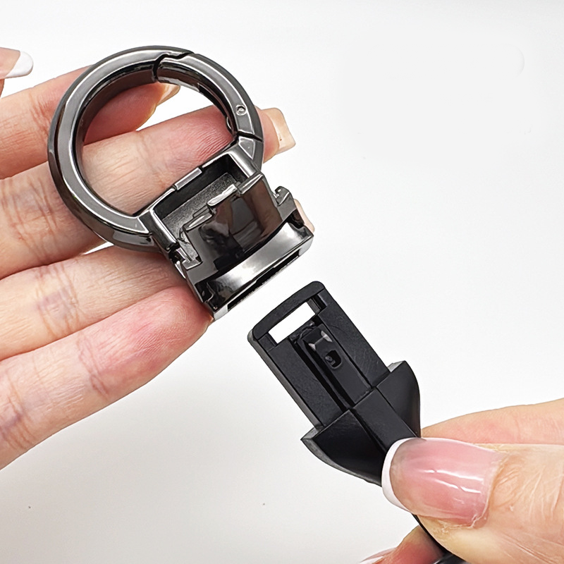 SnapLock™ Taktički privjesak za ključeve s brzim otpuštanjem - Metalni privjesak za ključeve za automobil bez vijaka s izdržljivim TPU remenom-HR