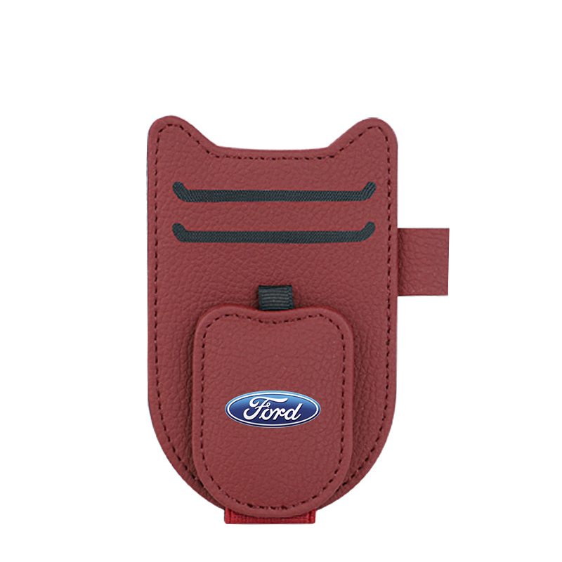 Akinių nuo saulės laikiklis automobiliui – lengvai pasiekiamas, taupantis vietą, daugiafunkcis segtukas-LT