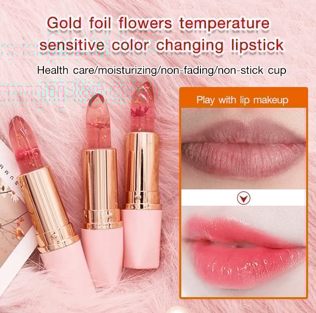 🔥Lápiz labial que cambia de color Crystal Flower Jelly🔥Compra 1 y llévate 1 gratis-ES