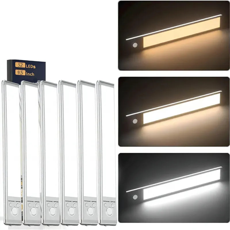 Bekontakčiai, išmanūs, magnetiniai, įkraunami LED žibintai-LT