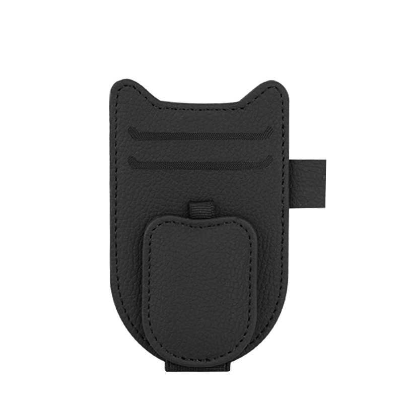 Akinių nuo saulės laikiklis automobiliui – lengvai pasiekiamas, taupantis vietą, daugiafunkcis segtukas-LT