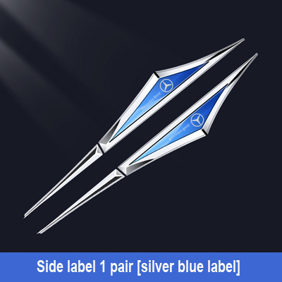 Pegatinas creativas de metal galvanizado para coche ✨2 piezas✨-ES