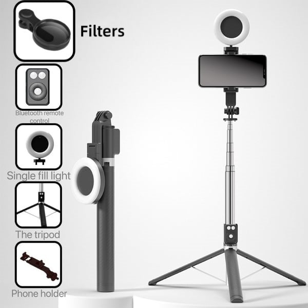 📢📢 50% ΕΚΠΤΩΣΗ!! ⏰ 🔥 Νέο Bluetooth Selfie Stick 6 σε 1-GR