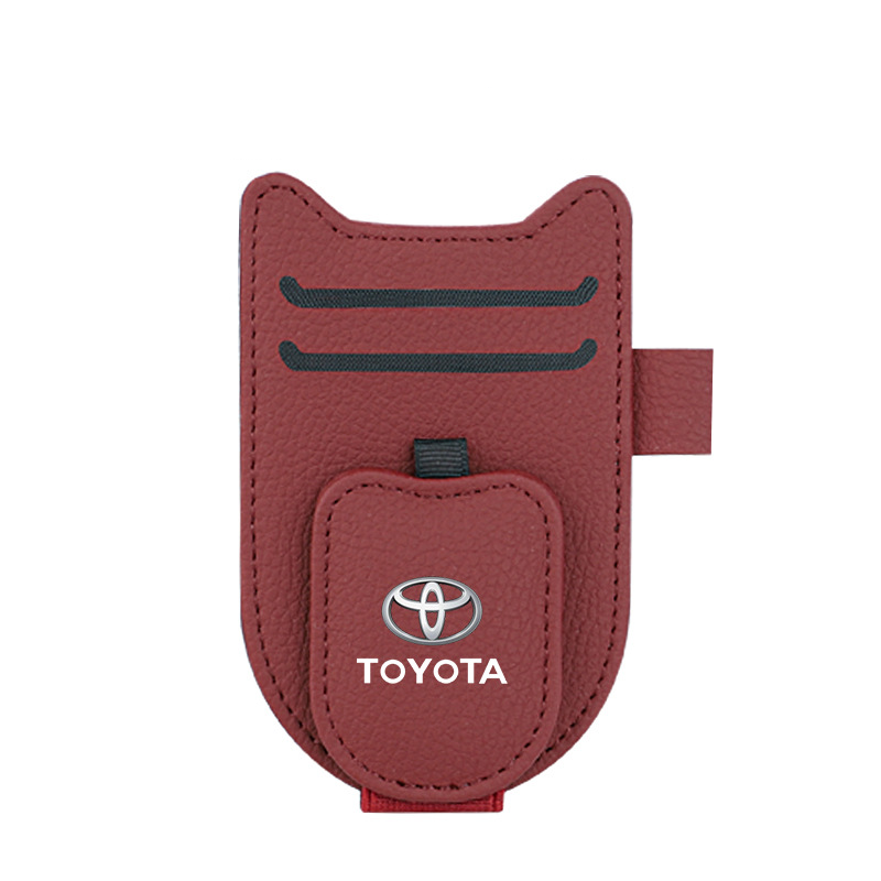 Akinių nuo saulės laikiklis automobiliui – lengvai pasiekiamas, taupantis vietą, daugiafunkcis segtukas-LT