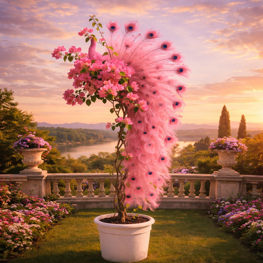 🦚Peacock Bougainvillea sėklos – Papuoškite savo sodą elegantiškais povo žiedais-LT
