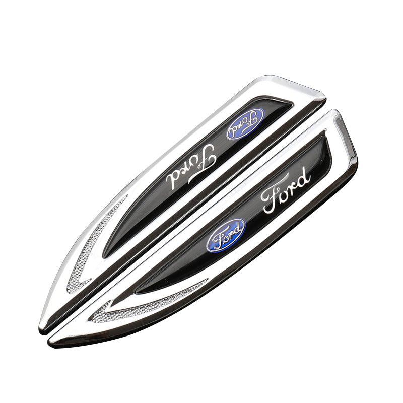 Insignia del logotipo de GM, pegatina metálica personalizable (dos piezas)-ES