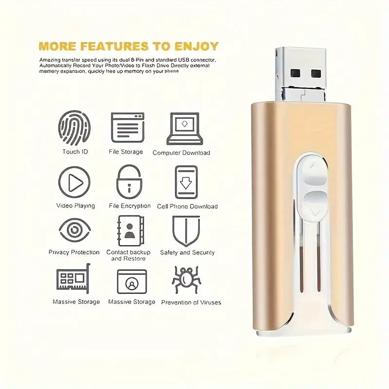 „FileNest“ 4 viename USB išorinė atminties saugykla-LT