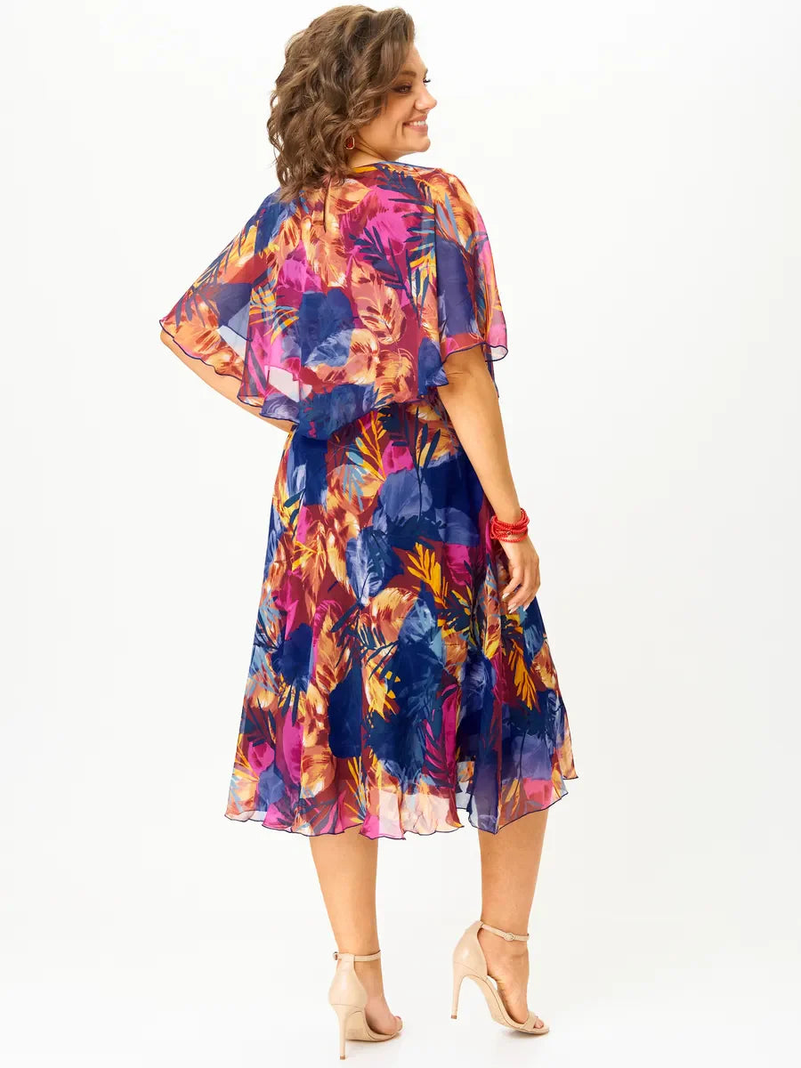 😎💃Nauji vasaros produktai💥[S-5XL]Laisva šifono suknelė dideliu dydžiu | Patogūs ir kvėpuojantys, puikiai tinka vasarai-LT