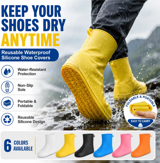 Konec premočenih čevljev! Trpežni dežni škornji – nedrseči, zložljivi in enostavni za shranjevanje 🌧️-SI