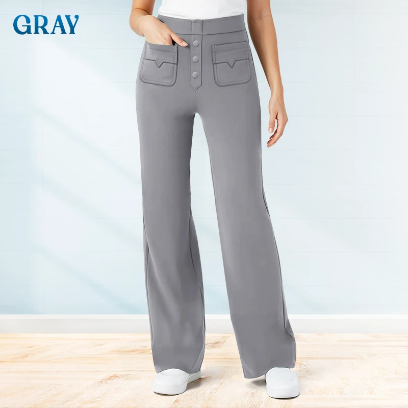💖Pantalones casuales elásticos y cómodos para mujer-ES