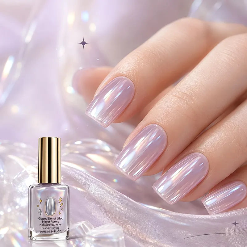 📢📢Kupite 2, dobite 1 gratis!! ⏰Lilac Glossy Mirror Nail Care Balzam za nego nohtov-SI