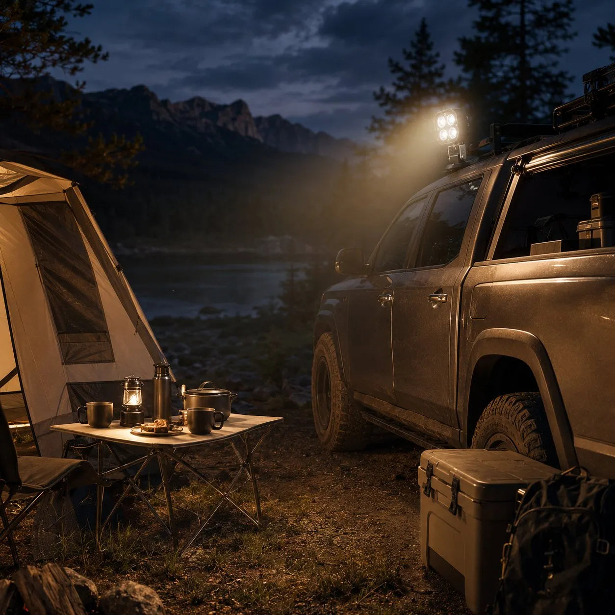 🏕️ Vsesmerna magnetna LED lučka za pod-SI