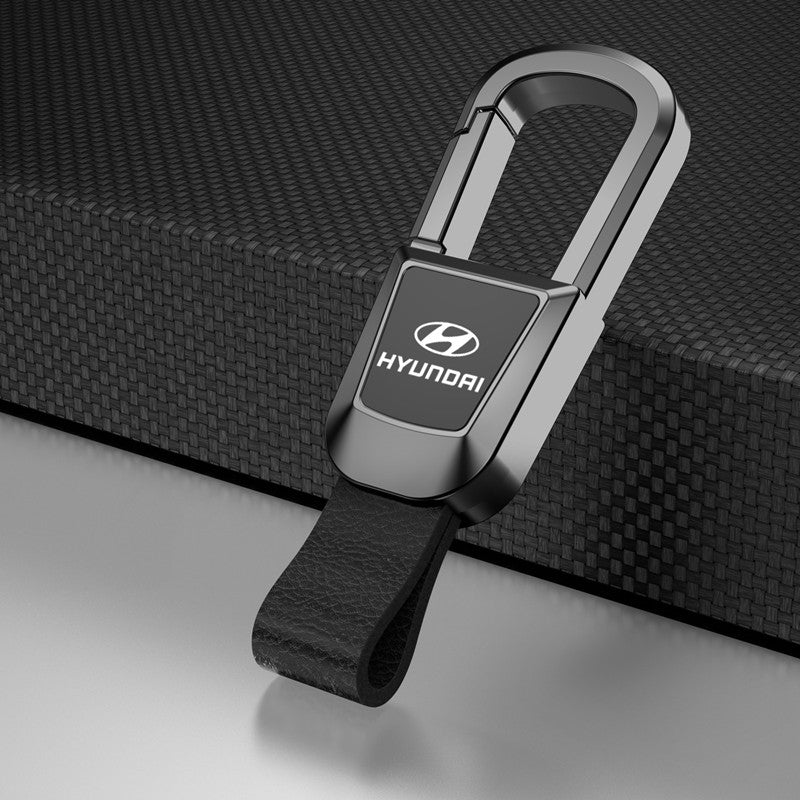 🎉Llavero de coche de cuero genuino de alta gama-ES