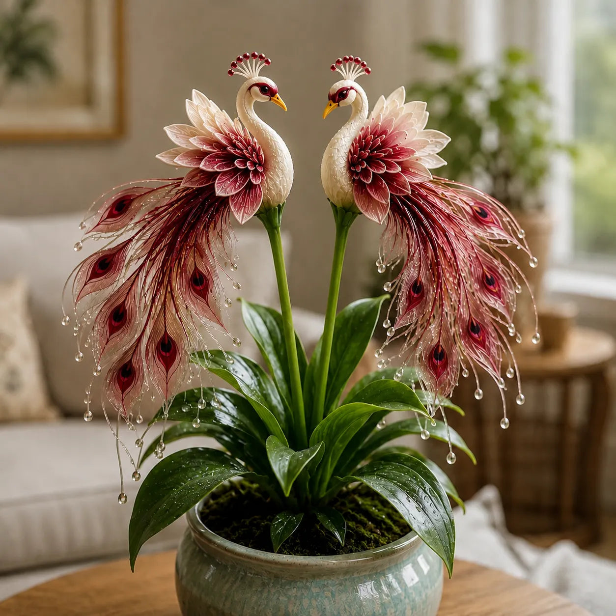 🦚 Cibuľky orchideí Peacock – živý klenot ✨-SK