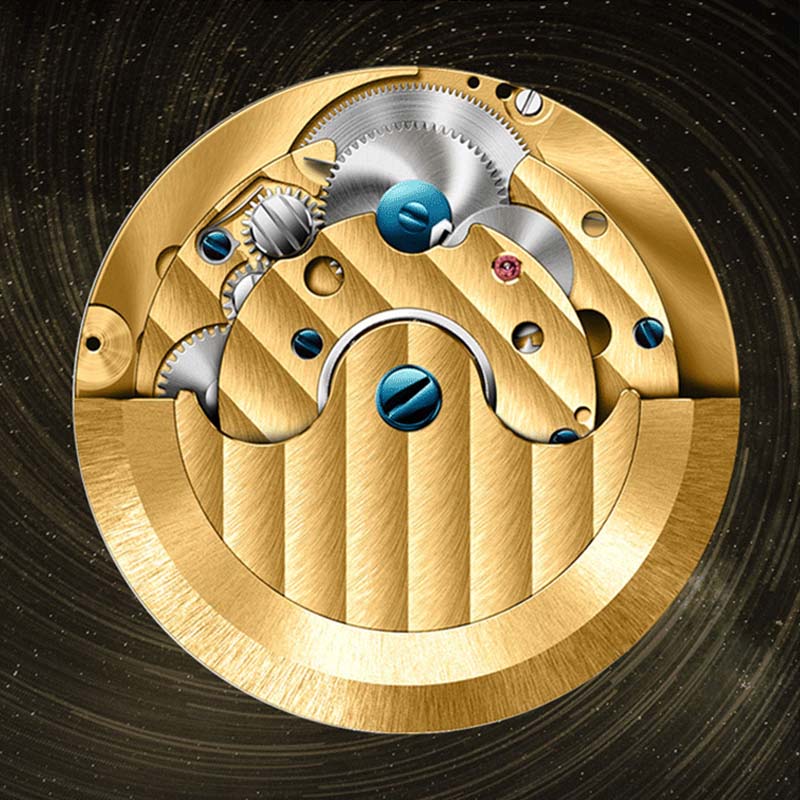 mesto  💎Modna kvadratna ženska ura iz rožnatega zlata z diamanti-SI