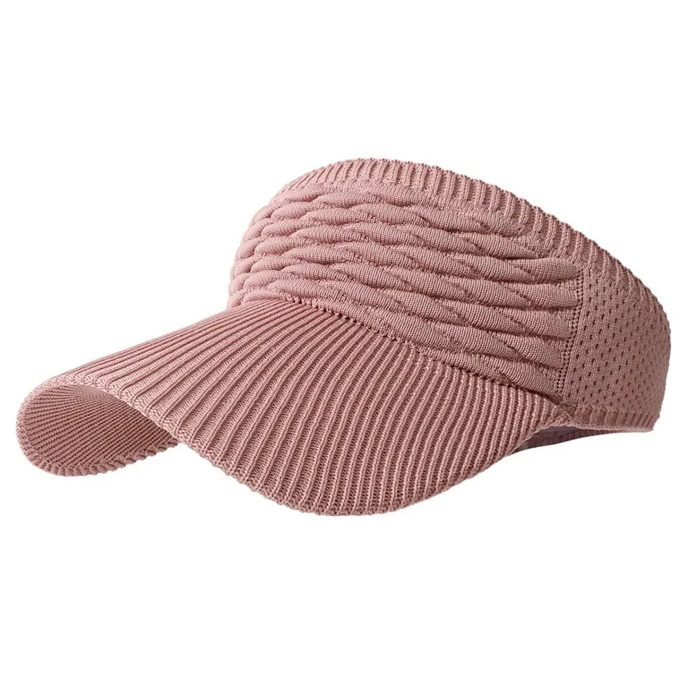 ☀️🧢 Ščitnik z luknjo za visok čop – UV zaščita, zračen, za aktivnosti na prostem in vsakodnevno uporabo-SI