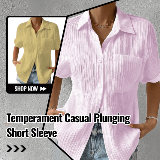 Apvalios kaklo iškirptės nėriniuoti laisvalaikio marškiniai-LT