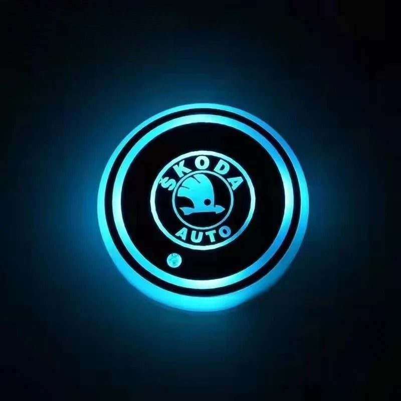 2PCS LED avtomobilski podstavki za kozarce-SI