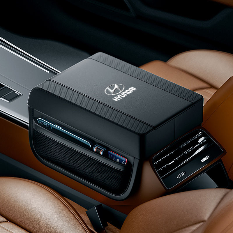 Funda para reposabrazos de coche, cojín elevador (versión de almacenamiento)-ES