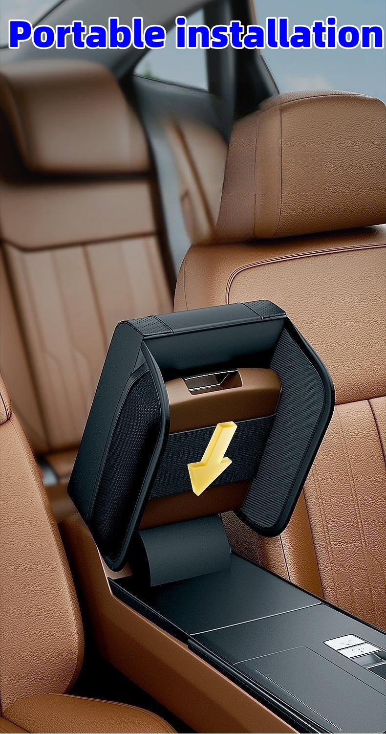 Funda para reposabrazos de coche, cojín elevador (versión de almacenamiento)-ES