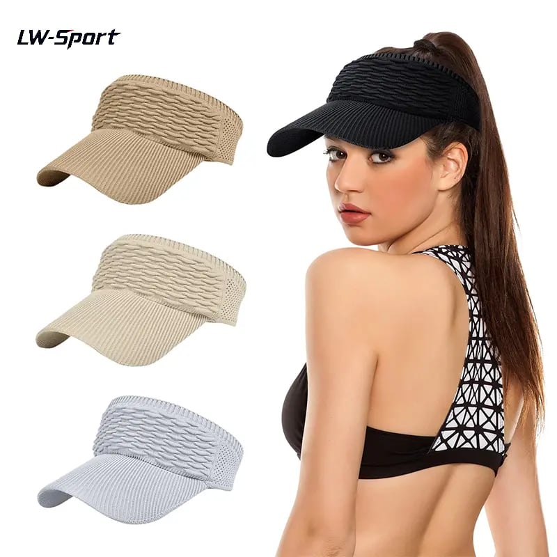 ☀️🧢 Ščitnik z luknjo za visok čop – UV zaščita, zračen, za aktivnosti na prostem in vsakodnevno uporabo-SI